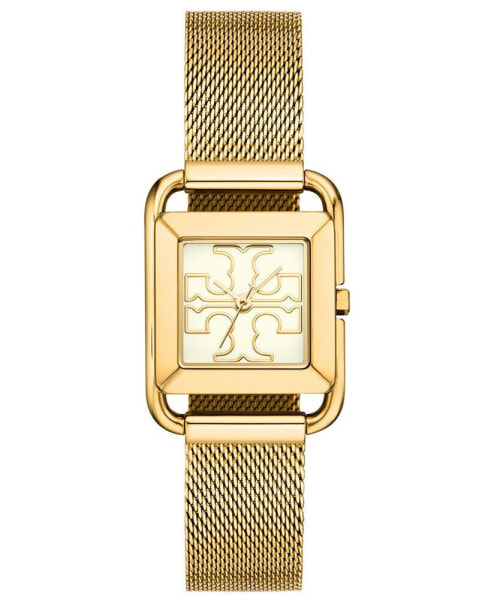 Women's The Miller Square Gold-Tone Stainless Steel Mesh Bracelet Watch 24mm