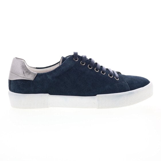 English Laundry Jayden ELL2167 Mens Blue Suede Lifestyle Sneakers Shoes 8.5