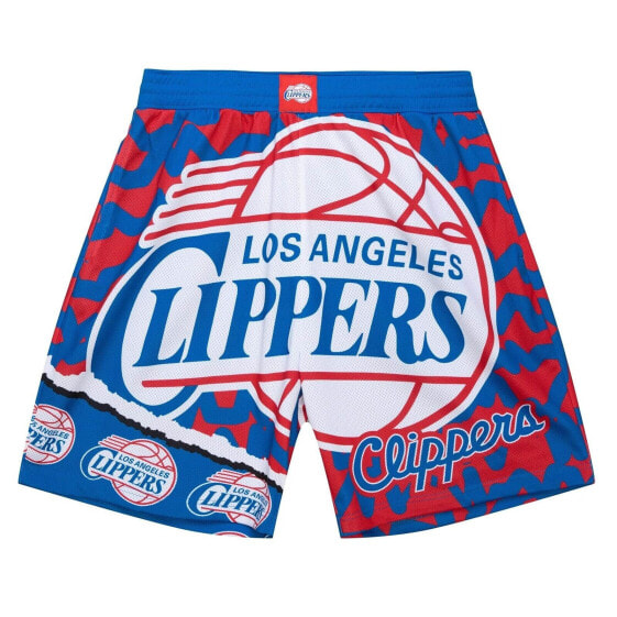 MITCHELL & NESS NBA JUMBOTRON 2.0 SUBLIMATED SHORTS LA CLIPPERS