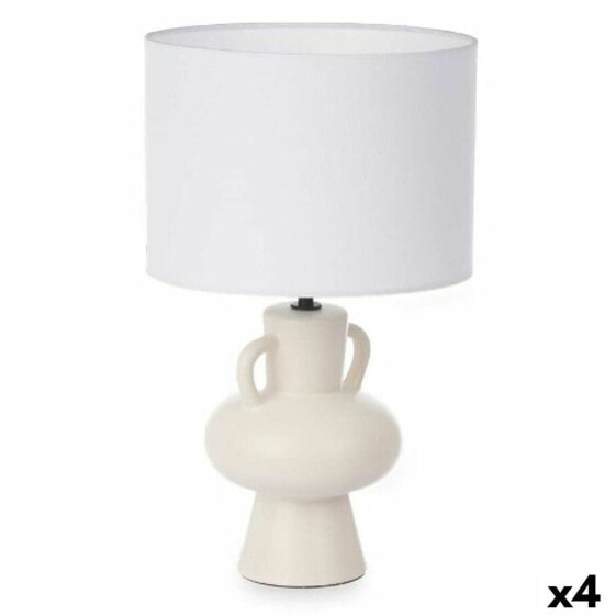 Desk lamp Vase 40 W White Ceramic 24 x 39,7 x 24 cm (4 Units)