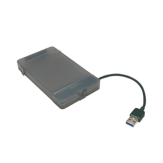 LogiLink AU0037 - HDD/SSD enclosure - 2.5" - Serial ATA III - USB connectivity - Grey