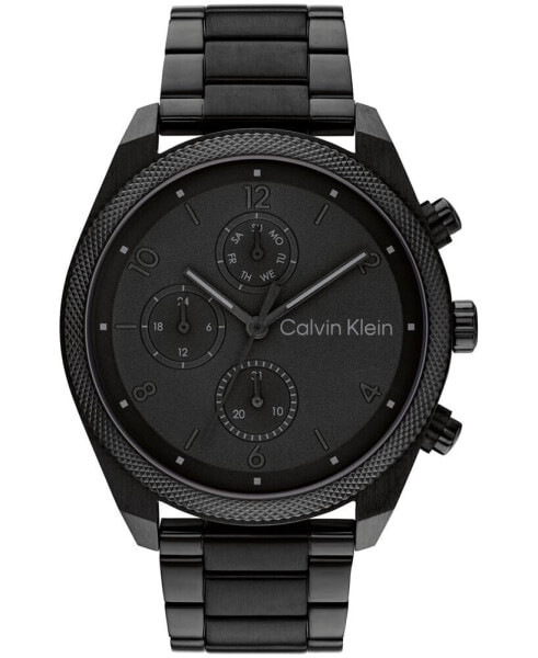 Часы Calvin Klein Multifunction 44mm Black StainlessSteel