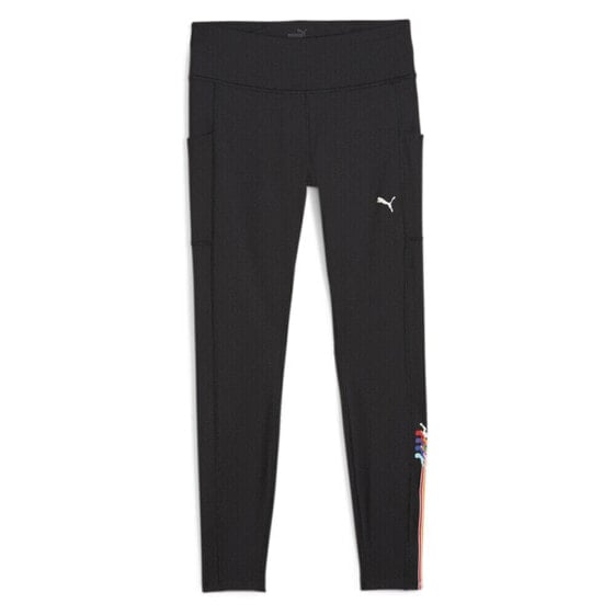 Puma Pride Run Fav Reg. Rise Leggings Womens Black Athletic Casual 52516701