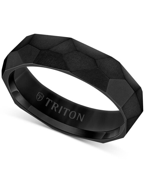 Кольцо Triton Faceted Brush Titanium.