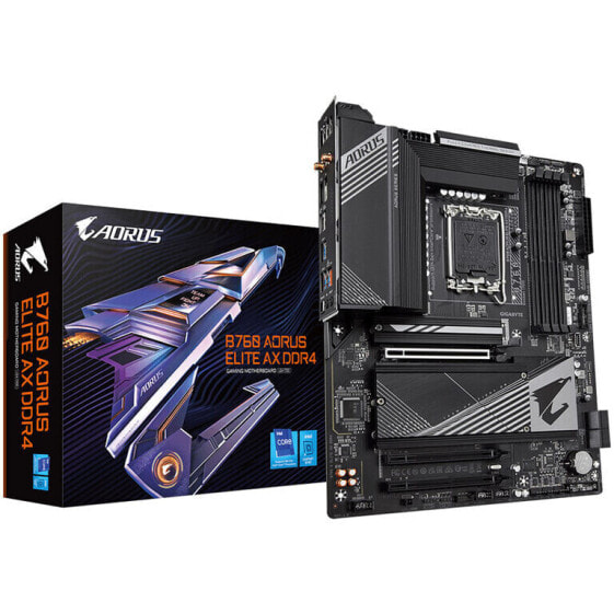 GIGABYTE B760 Elite AX DDR4, Intel B760 Mainboard - Sockel 1700, DDR4