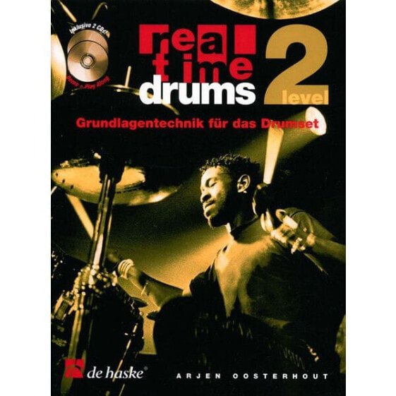 Ударные учебники De Haske Real Time Drums 2