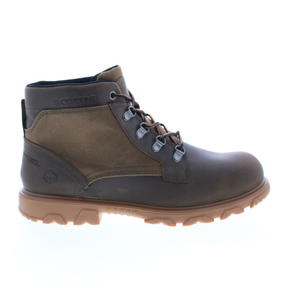 Wolverine Drummond W880201 Mens Brown Leather Wide Work Boots