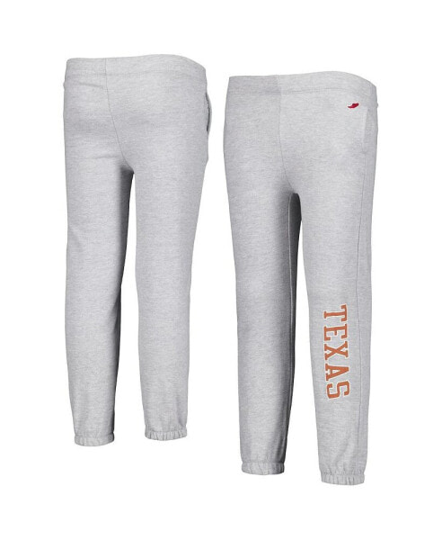 Youth Boys and Girls Gray Texas Longhorns Essential Pants