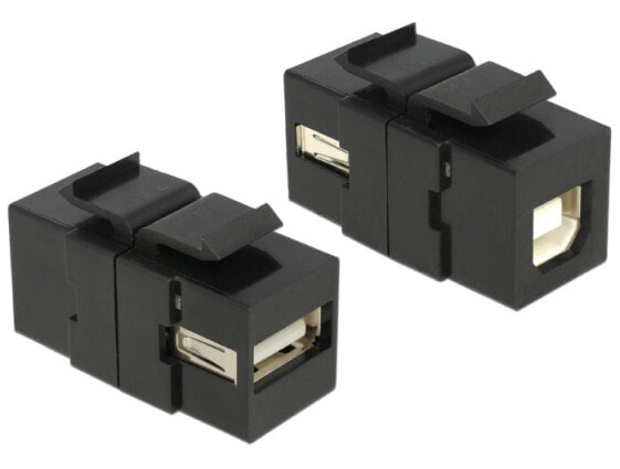 Разъем USB Delock 86370 черный 22.3 мм х 16.8 мм - USB 2.0 В