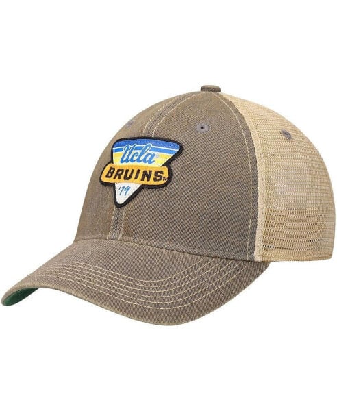 Головной убор Legacy Athletic Мужской Тракер-кепка UCLA Bruins Legacy Point Old Favorite Серого цвета