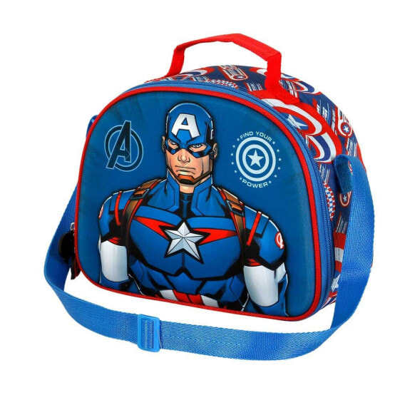 KARACTERMANIA Marvel Captain America First 3D Lunch Bag