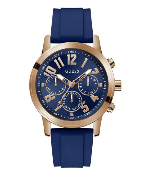 Часы Guess Men's Silicone Blue 44mm