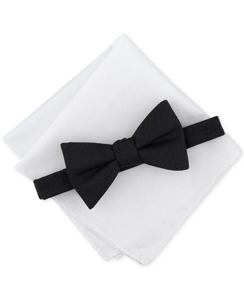 Men's Cassina Vine Bow Tie & Pocket Square Set, Created for Macy's