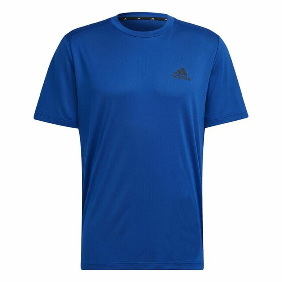 Футболка с коротким рукавом мужская Aeroready Designed To Move Adidas Синий