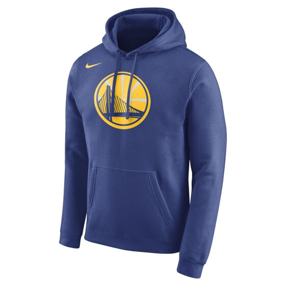 [881131-495] Mens Nike NBA Golden State Warriors Club Fleece Logo Pullover Hoodi