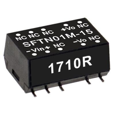 Meanwell MEAN WELL SFTN01L-05 - 4.5 - 5.5 V - 1 W - 5 V - 0.2 A - 15.2 mm - 3840 pc(s)
