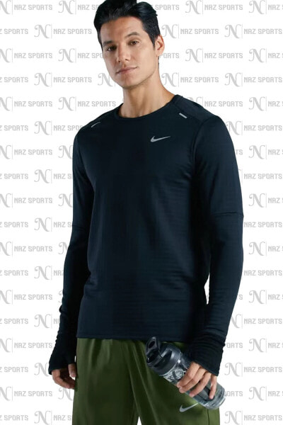 Толстовка Nike Therma-Fit Repel Су-отталкаивающая стандартная модель для мужчин, черная