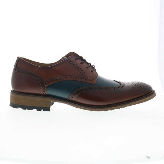 La Milano Gary II A11871 Mens Brown Oxfords & Lace Ups Wingtip & Brogue Shoes 12