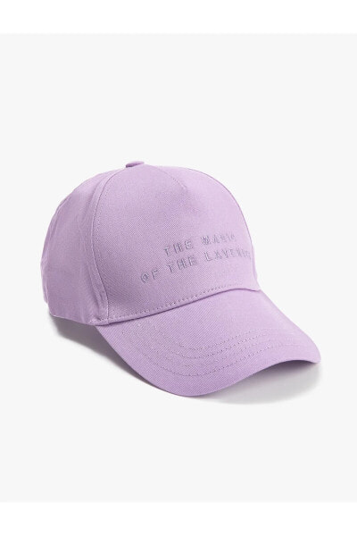 Cap Şapka Pamuklu Slogan Nakışlı