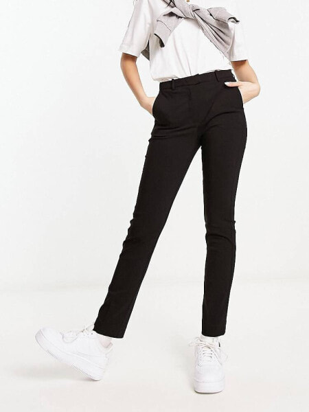 Mango tailored trousers in black