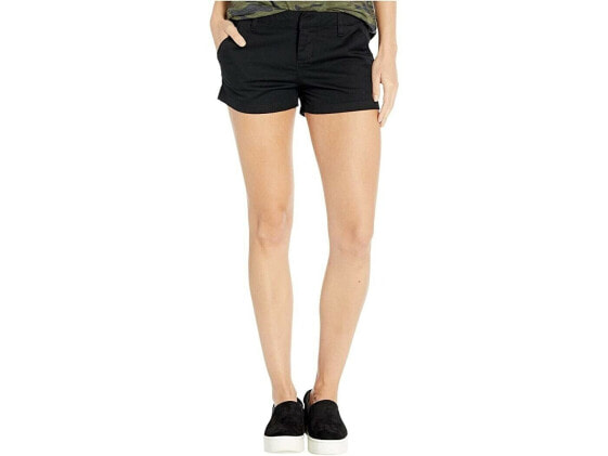 Volcom 265930 Women's Casual Low Rise Flat Front Chino Shorts Black Size 31