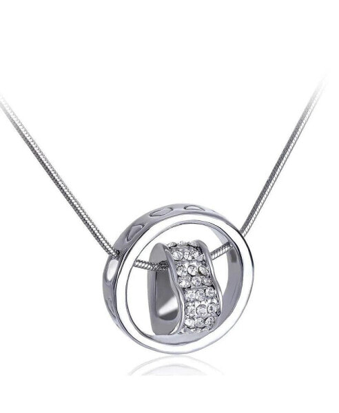 Hollywood Sensation heart Pendant Necklace Heart Enclosed