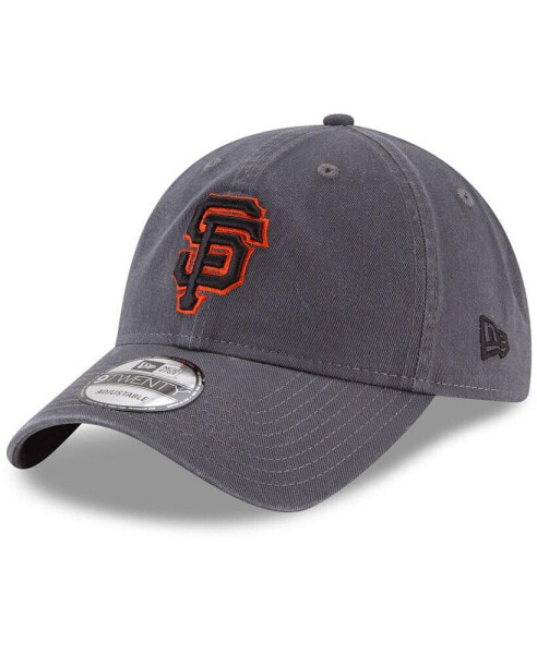 Men's Graphite San Francisco Giants Fashion Core Classic 9Twenty Adjustable Hat