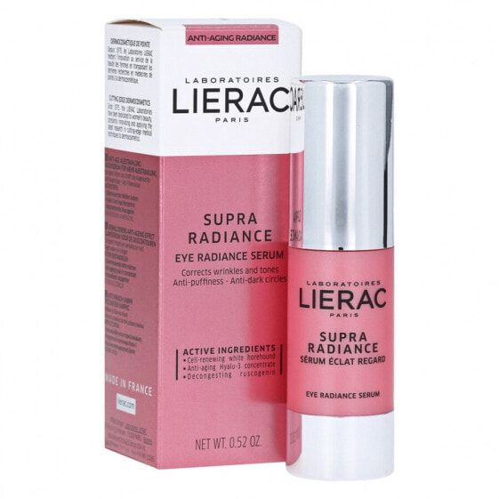 Lierac Supra Radiance Eye Serum Разглаживающая и подсвечивающая сыворотка для кожи вокруг глаз 15 мл