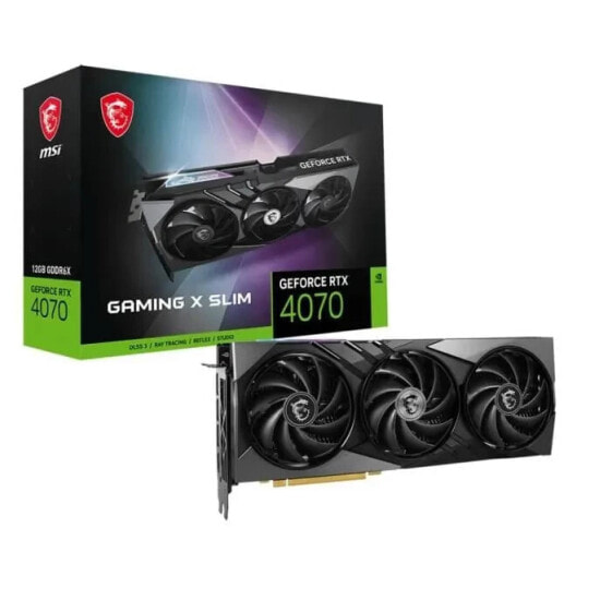 Видеокарта MSI GeForce RTX 4070 GAMING X SLIM