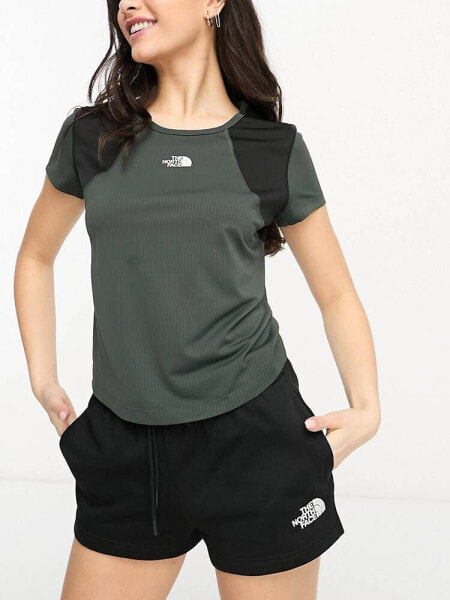 The North Face Running Lightbright tech t-shirt in black