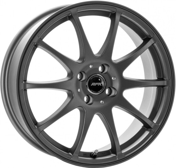 RFK Wheels SLS401 matt graphite 7x17 ET18 - LK4/108 ML65.1