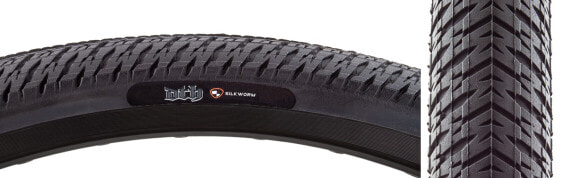 Покрышка Maxxis DTH - 24 x 1.75, Клинчер, Проволочное обода, Черная, Двойная, Silkworm