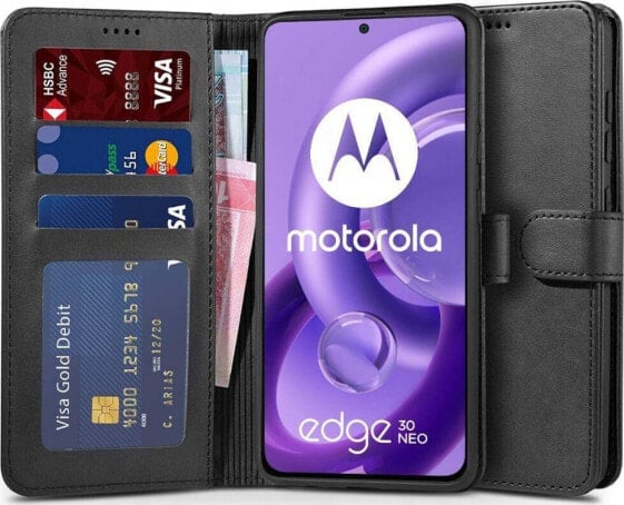 Tech-Protect TECH-PROTECT WALLET MOTOROLA EDGE 30 NEO BLACK