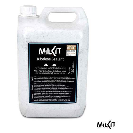 Жидкость для бескамерных колес MILKIT Road / Gravel Sealant 5L