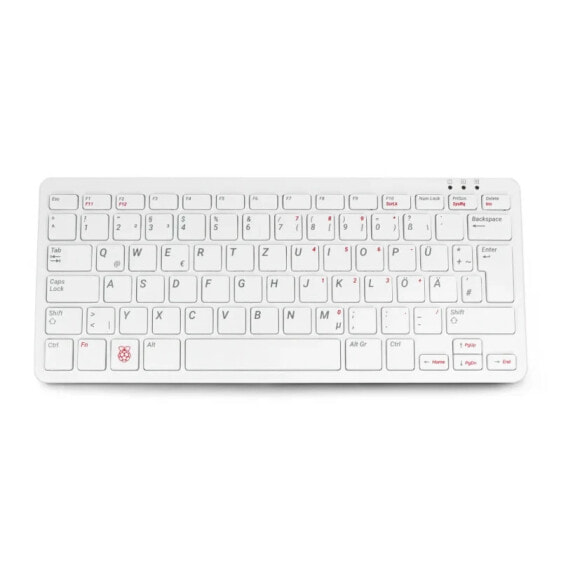 Клавиатура Raspberry Pi официальная проводная USB - красно-белая - DE