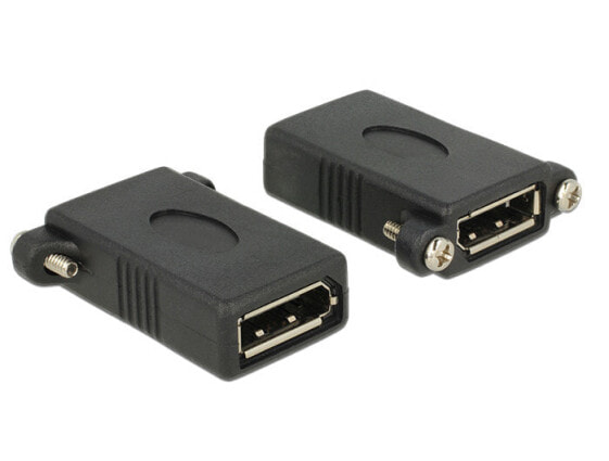 Delock DisplayPort 1.1 F-F - DisplayPort - DisplayPort - Female - Female - Gold - 1920 x 1080 pixels