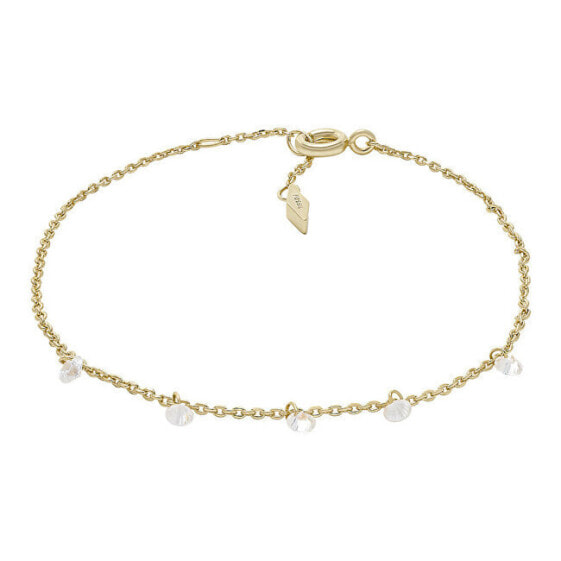 Elegant gold-plated bracelet with crystals JA7135710