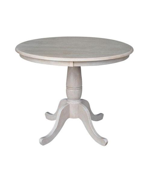 36" Round Top Pedestal Table - 28.9"H