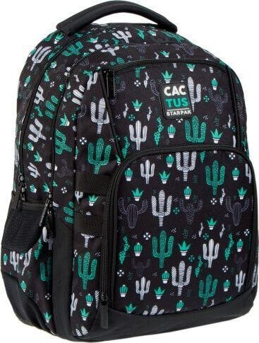 Рюкзак школьный детский Starpak Cactus черный