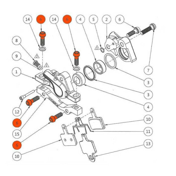 EXTEND Disc Brake Screws