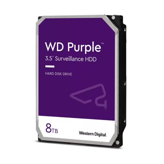 WD HDD Purple 8TB 3.5 SATA 6Gbs 256MB - Hdd - Serial ATA