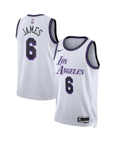 Men's and Women's LeBron James White Los Angeles Lakers 2022/23 Swingman Jersey - City Edition