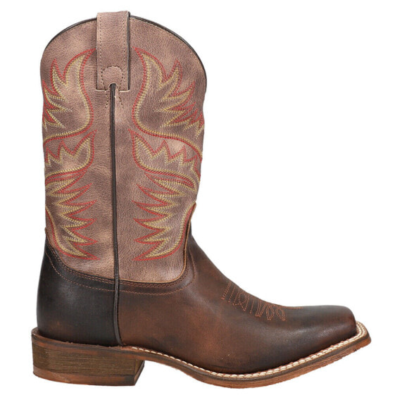 Nocona Boots Sierra Antiqued Square Toe Cowboy Womens Size 8.5 B Casual Boots H