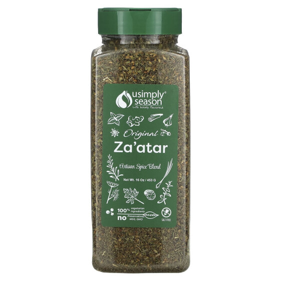 USimplySeason, Artisan, смесь специй, оригинальный вкус Za'atar, 453 г (16 унций)