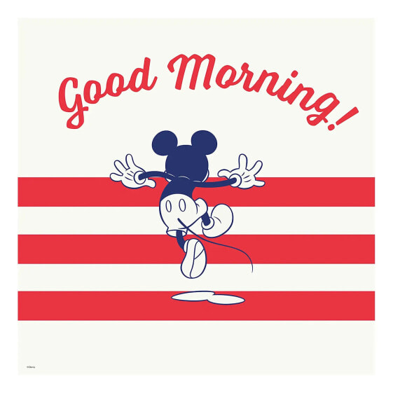 Декор и интерьер Картина на холсте Mickey Good Morning от Komar