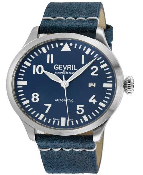 Часы Gevril Vaughn Blue 44mm