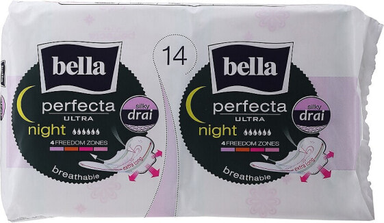 Damenbinden Perfecta Ultra Night Silky Drai 7+7 St.