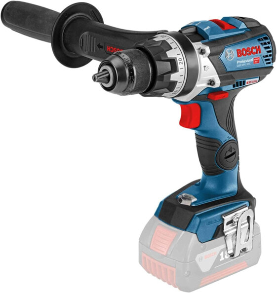 Bosch Professional 18V System cordless hammer drill GSB 18V-110 C (max.torque: 110 Nm, incl.Connectivity module, 1x5.0 Ah battery, 1x3.0 Ah battery, in L-BOXX 136) - Amazon Edition