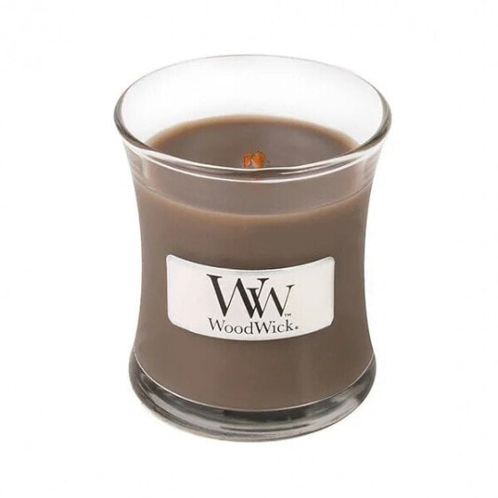 Woodwick Sand & Driftwood Aroma Candle Ароматическая свеча c мягким звуком потрескивающего фитиля