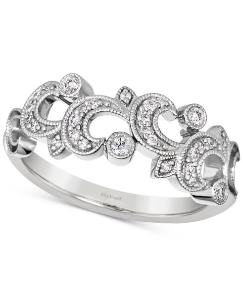 Vanilla Diamond Filigree Ring (1/6 ct. t.w.) in Platinum